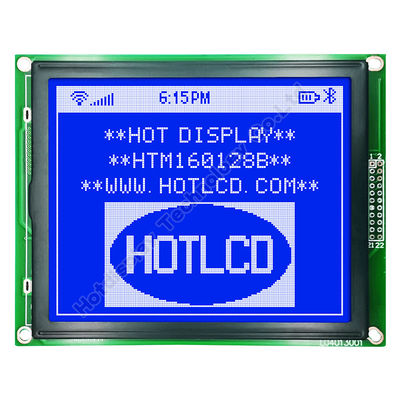 Màn hình LCD đồ họa màu xanh 160X128 với đèn nền trắng T6963C