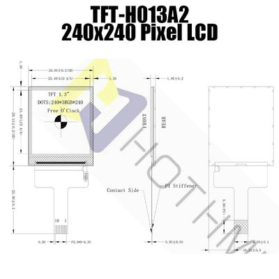 Màn hình IPS TFT Smart Wear Square 240x240 1.3 inch ST7789H2