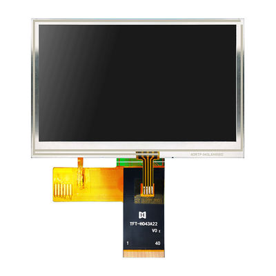 Màn hình LCD nhiệt độ rộng điện trở 4,3 inch SPI MCU Ánh sáng mặt trời có thể đọc được
