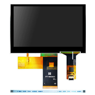 4.3 inch 480x272 TFT LCD Modulie Màn hình LCD nhiệt độ rộng Màn hình Pcap