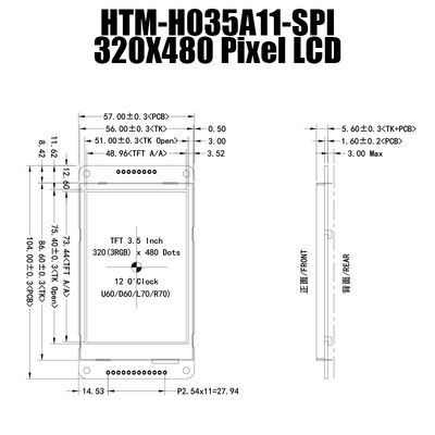 MÀN HÌNH LCD 3.5 INCH 320X480 SPI BẢNG MÔ-ĐUN TFT VỚI BẢNG ĐIỀU KHIỂN LCD