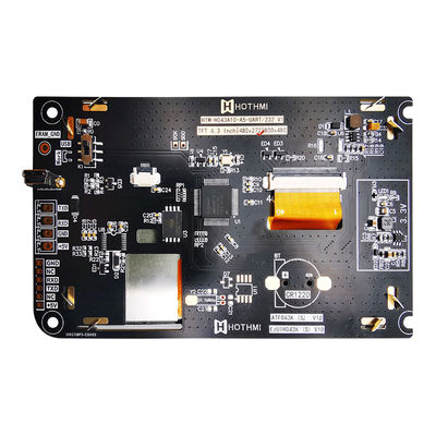 Màn hình cảm ứng điện trở UART 4,3 inch Màn hình TFT LCD 480x272 VỚI BẢNG ĐIỀU KHIỂN LCD