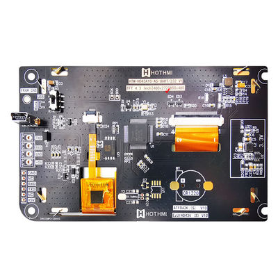 Màn hình cảm ứng điện dung 4,3 inch UART Màn hình TFT LCD 480x272 VỚI BAN ĐIỀU KHIỂN LCD