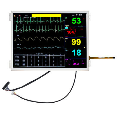 Màn hình cảm ứng điện trở IPS 10,4 inch 1024x768 Màn hình TFT nhiệt độ rộng cho các thiết bị y tế