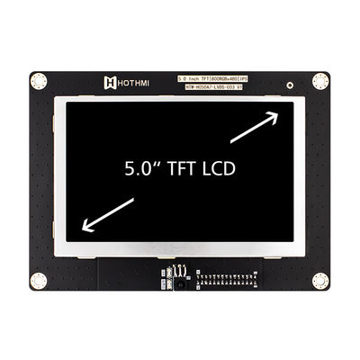 Bảng hiển thị mô-đun TFT LCD nhiệt độ rộng 5,0 inch IPS 800x480 LVDS